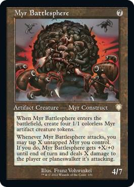 Myr Battlesphere (Retro Frame) card image