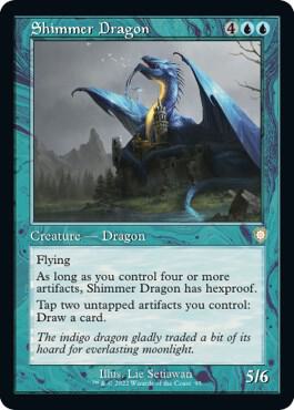 Shimmer Dragon (Retro Frame) card image