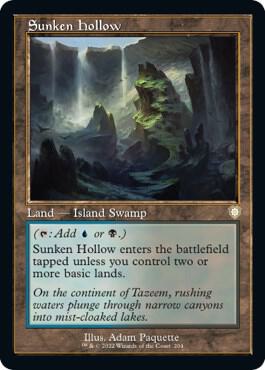 Sunken Hollow (Retro Frame) card image