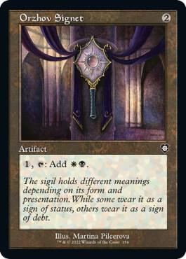 Orzhov Signet (Retro Frame) card image