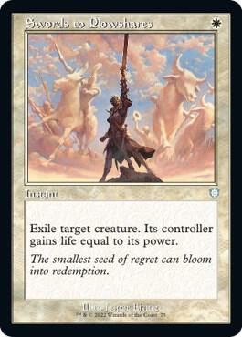 Swords to Plowshares (Retro Frame) card image