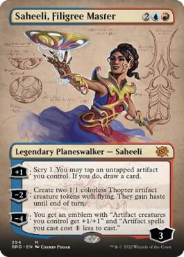 Saheeli, Filigree Master (Borderless) card image
