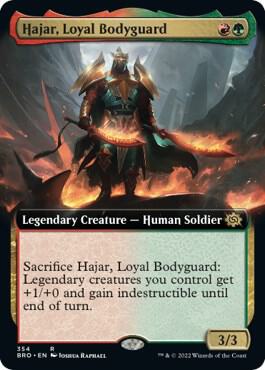 Hajar, Loyal Bodyguard (Extended Art) card image