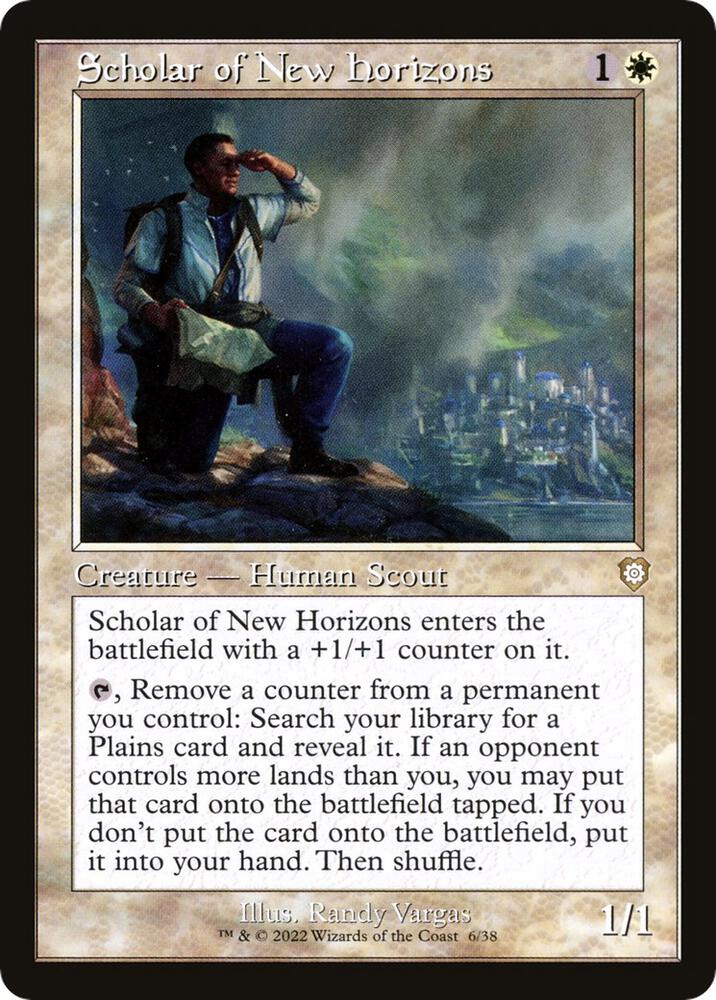 Scholar of New Horizons (Retro Frame) card image