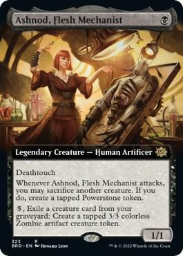 Ashnod, Flesh Mechanist (Extended Art) card image