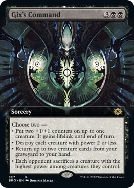 Gix's Command (Extended Art) card image