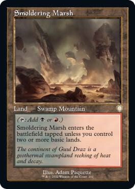 Smoldering Marsh (Retro Frame) card image