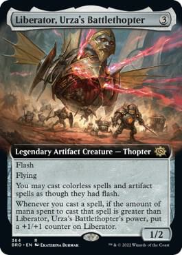 Liberator, Urza's Battlethopter (Extended Art) card image