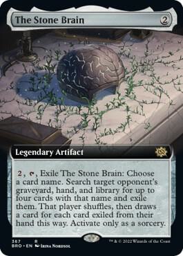 The Stone Brain (Extended Art) card image