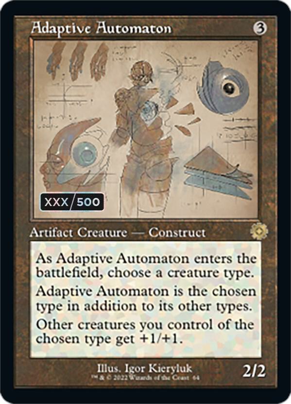 Adaptive Automaton (Schematic) (Serial Numbered) card image