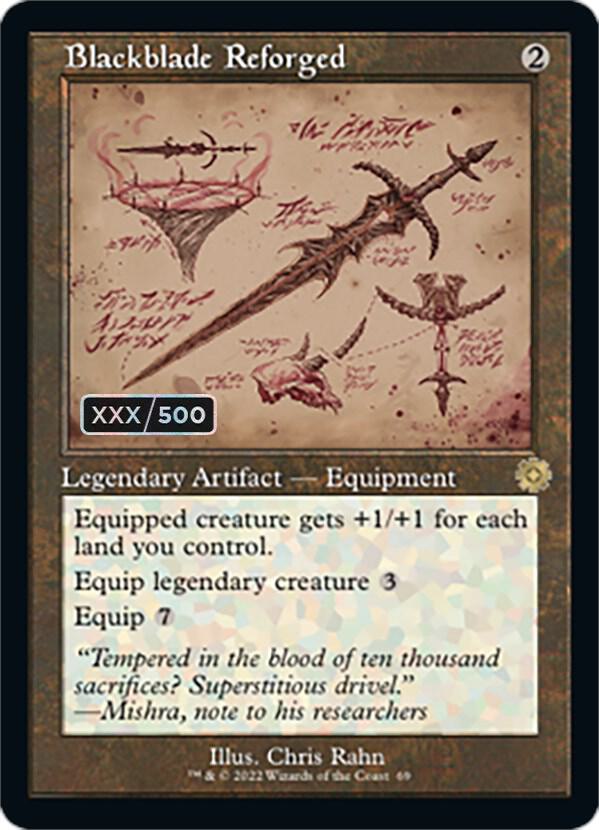 Blackblade Reforged (Schematic) (Serial Numbered) card image