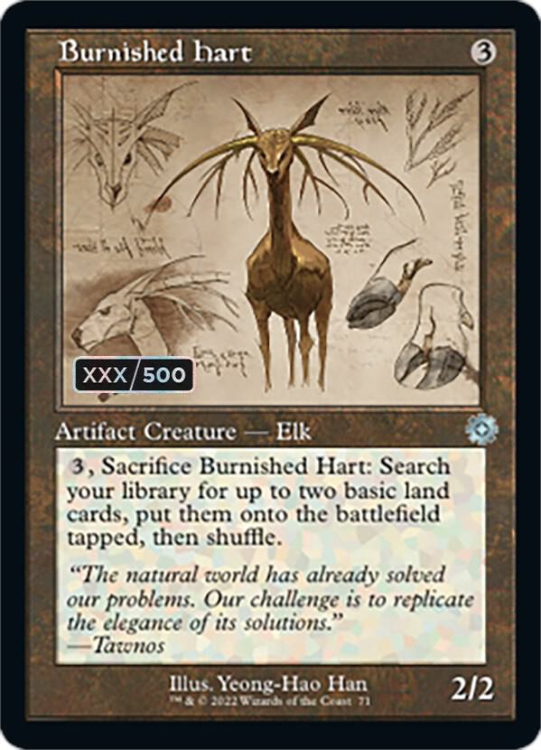 Burnished Hart (Schematic) (Serial Numbered) card image