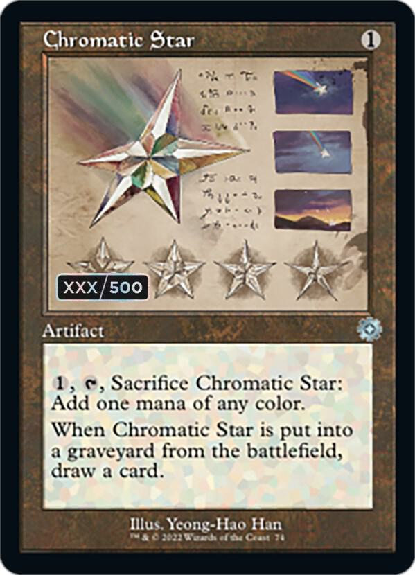 Chromatic Star (Schematic) (Serial Numbered) card image