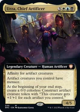 Urza, Chief Artificer (Extended Art) card image