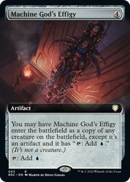 Machine God's Effigy (Extended Art) card image