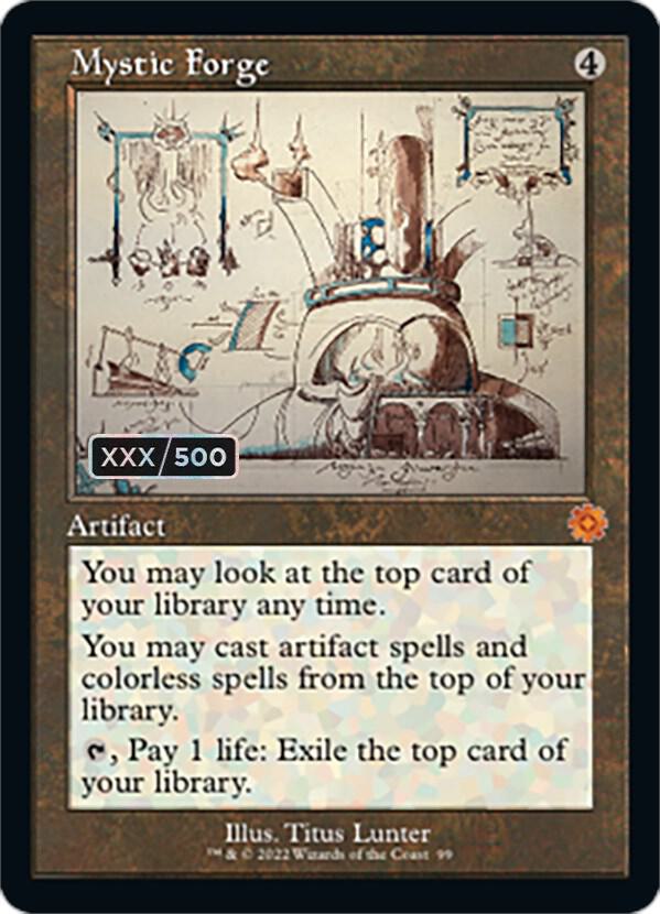 Mystic Forge (Schematic) (Serial Numbered) card image