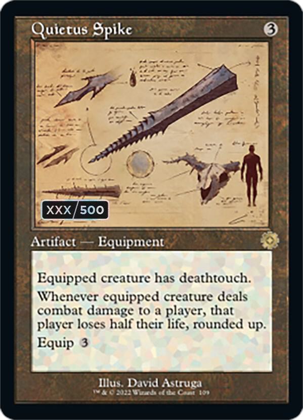 Quietus Spike (Schematic) (Serial Numbered) card image