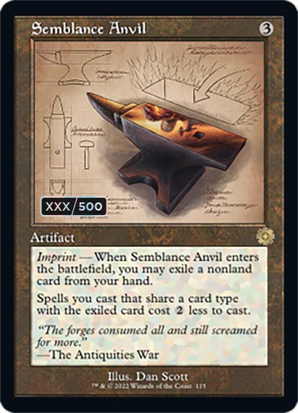 Semblance Anvil (Schematic) (Serial Numbered) card image