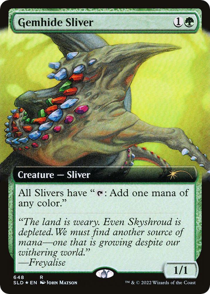 Gemhide Sliver (Extended Art) card image