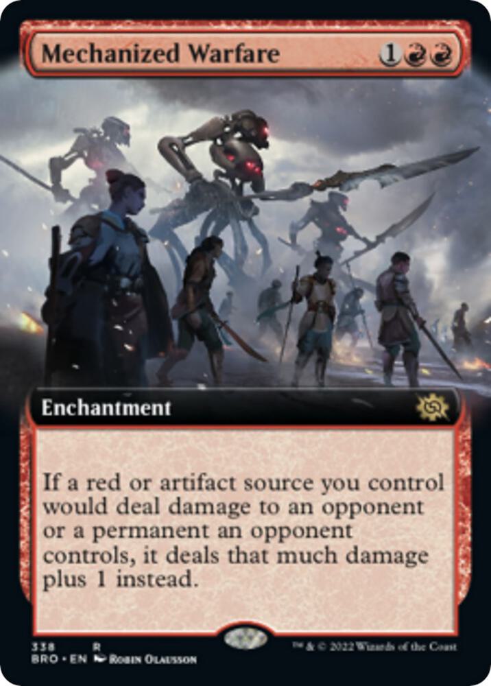 Mechanized Warfare (Extended Art) card image