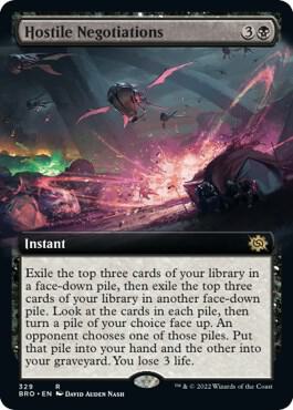Hostile Negotiations (Extended Art) card image