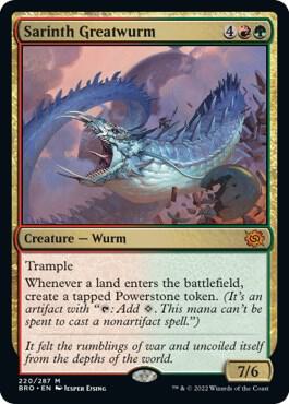 Sarinth Greatwurm card image