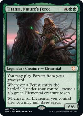 Titania, Nature's Force card image