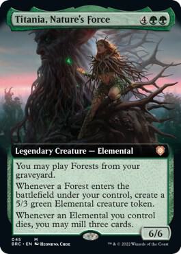 Titania, Nature's Force (Extended Art) card image