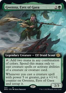 Gwenna, Eyes of Gaea (Extended Art) card image