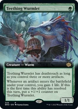 Teething Wurmlet (Extended Art) card image