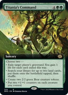 Titania's Command (Extended Art) card image
