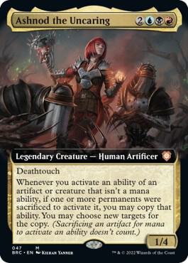Ashnod the Uncaring (Extended Art) card image