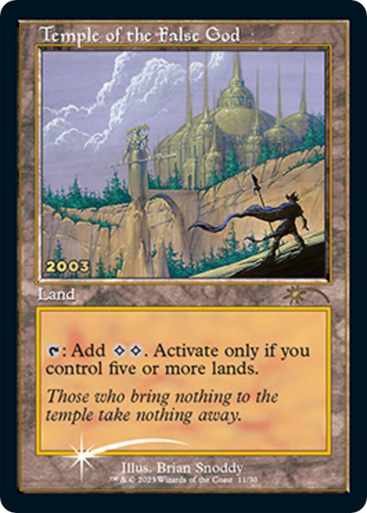 Temple of the False God card image