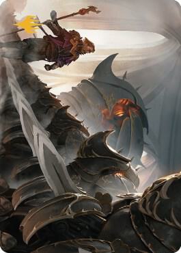 Mass Production Art Card (Gold-Stamped Planeswalker Symbol) card image