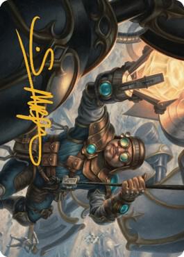 Powerstone Engineer Art Card (Gold-Stamped Signature) card image