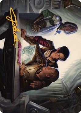 Tocasia's Welcome Art Card (Gold-Stamped Signature) card image