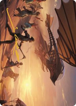 Take Flight Art Card (Gold-Stamped Signature) card image