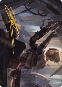 Thopter Mechanic Art Card (Gold-Stamped Signature) card image