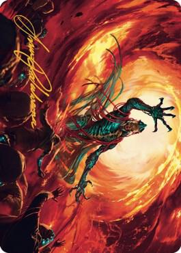 Gix, Yawgmoth Praetor Art Card (Gold-Stamped Signature) card image