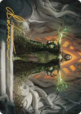 Titania, Voice of Gaea Art Card (Gold-Stamped Signature) card image