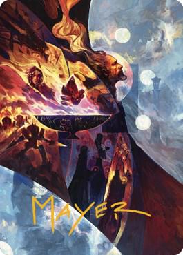 Urza's Command Art Card (Gold-Stamped Signature) card image