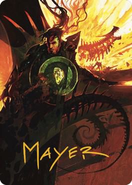 Mishra's Command Art Card (Gold-Stamped Signature) card image