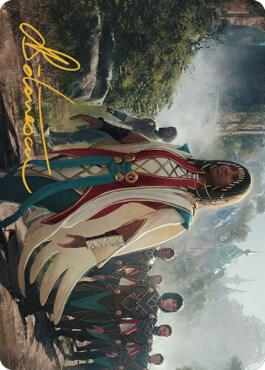 Queen Kayla bin-Kroog Art Card (Gold-Stamped Signature) card image