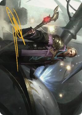Urza, Prince of Kroog Art Card (Gold-Stamped Signature) card image