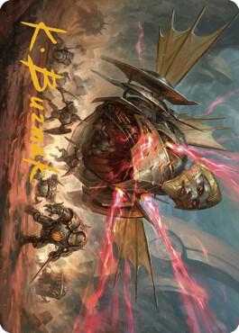 Liberator, Urza's Battlethopter Art Card (Gold-Stamped Signature) card image