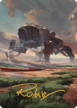Plains (48) Art Card (Gold-Stamped Signature) card image