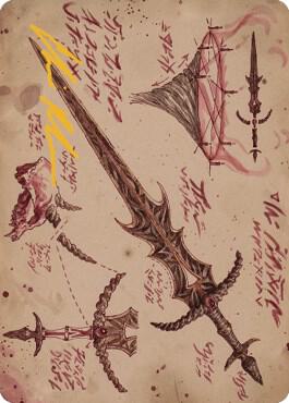 Blackblade Reforged Art Card (Gold-Stamped Signature) card image