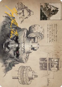 Millstone Art Card (Gold-Stamped Signature) card image