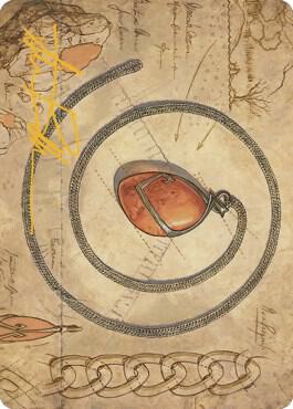 Mox Amber Art Card (Gold-Stamped Signature) card image