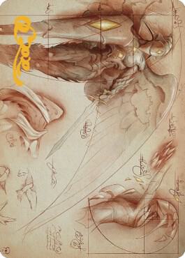 Platinum Angel Art Card (Gold-Stamped Signature) card image